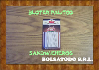 BLISTER PALITOS PARA SANDWICH
